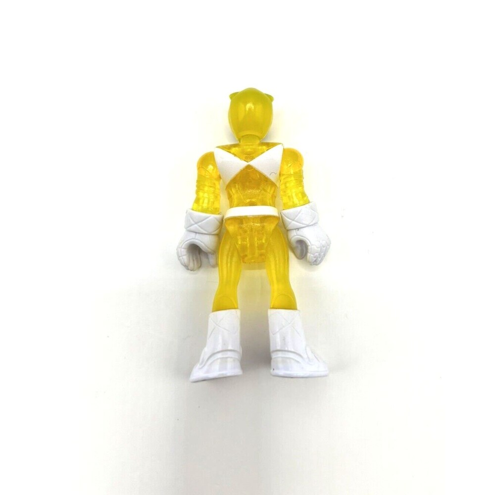 Imaginext Yellow Power Ranger Translucent Clear Action Figure - Picture 4 of 6
